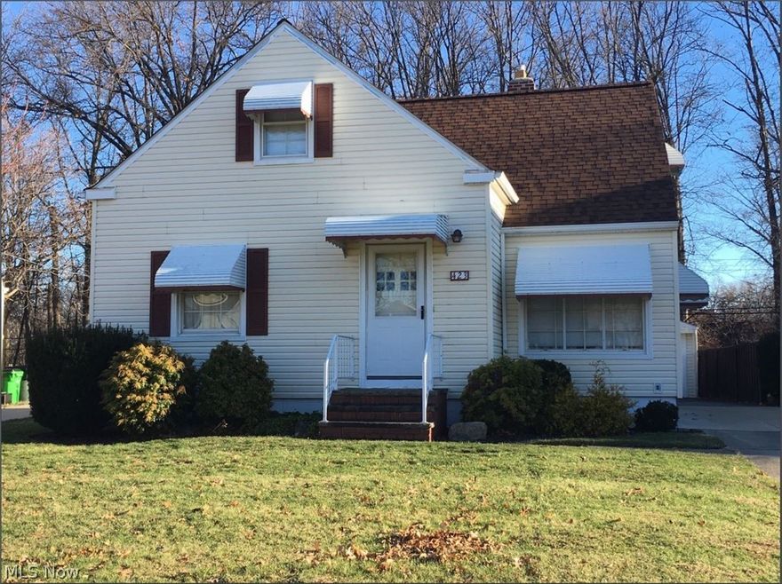 Super cute, well maintained 4 bedroom, 2 bath bungalow with partially finished basement that boasts an electric fireplace and built-in dry bar. The dining room opens to the deck and partially fenced backyard. 2 nice sized bedrooms on the first floor and an additional 2, with cedar closet, on the second floor. Kitchen with white cabinets and appliances. New siding in 2009. New roof and water in 2014. New furnace in 2017. Detached 2 car garage with work table. All appliances stay! Centrally located close to freeway access, making any commute an easy one.