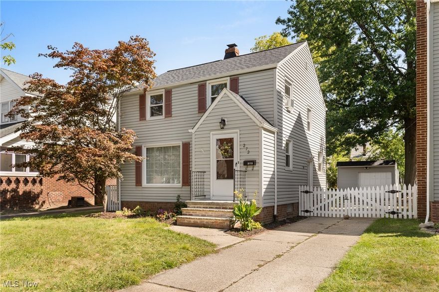 Life near the lake feels easy here. This classic colonial is move-in ready with $45K in big ticket investments already done. New roofs on the house and garage with new gutters and downspouts. New windows. New furnace. New hot water heater. New kitchen appliances. With all of that checked off the list, you can buy this home with confidence, not worries. Light-filled and full of charm, each room connects to the next making the first floor welcoming. You’ll notice the new maple stair treads on your way up to the three bedrooms and bathroom. Need more space? Finish the lower level as a recreation room or the attic as a bonus room. While you enjoy relaxing on the patio, kids or furry friends can romp in the fenced yard. Unbeatable location just minutes from the urban oasis of Euclid Creek Reservation where there is something for everyone year-round. At Euclid Beach Park, you’ll find an expansive sandy shoreline, picnic pavilions, and echoes of the Flying Turn roller coaster from its amusement park past. Stroll the boardwalk at Villa Angela Park or take a guided hike through the nature preserves to scenic overlooks. Launch your boat at Wildwood Marina or fish from the pier. Down in the creek, it’s an angler's paradise where the steelhead call home. If history is your thing, take a walk to the 19th-century Bluestone village. All of that and Cleveland’s famed Honey Hut ice cream too! This home—in this location—is a winner. Easy to own. Easy to rent.