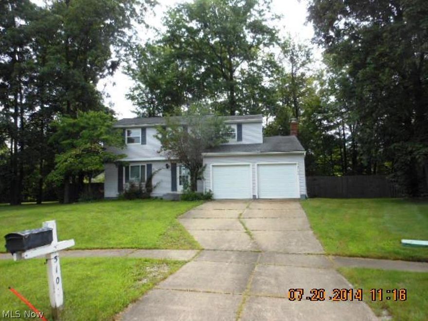 Here is a great opportunity to gain some sweat equity. This 4 bedroom, 2.5 bath colonial with attached garage, and large fenced in yard is located in a nice cul-de-sac and offers plenty of privacy. The interior is large and offers a family room with wood burning fireplace and patio doors that lead to a large deck overlooking the privacy fenced yard with mature trees. The eat in kitchen has plenty of cabinet and counter space. The large 4 bedrooms feature a master suite with master bath and walk in shower. With your imagination and elbow grease, this home can be a show piece! Priced to sell so call for your private showing today!