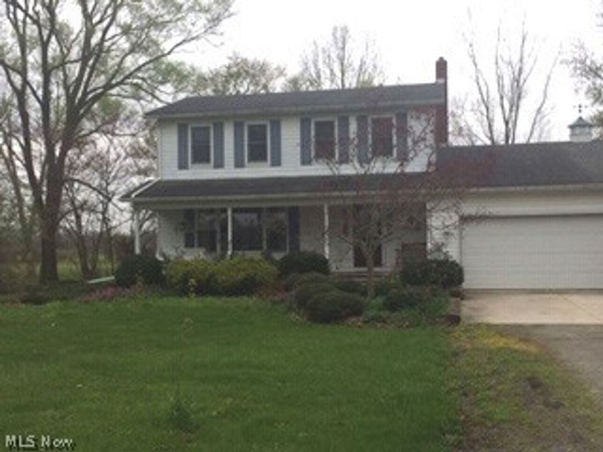 This well maintained 4 bedroom, 2.5 bath colonial is nestled back on a treed 4.27 acre lot. The eat-in kitchen has been updated with new lighting, cabinet arrangement, and painted.  The cozy family room with wood-burning stove has been painted and has new flooring.  Sliding doors off the family room lead to the private deck that was pressure washed and painted in 2018.  The office and half bath have been painted and updated and an additional laundry area was added in 2018.  Spacious living room with large window overlooking the front yard. The freshly painted master bedroom is located on the second floor.  Three additional newly painted bedrooms and 2 full baths complete the second floor.  The partially finished basement has been painted and new flooring installed in 2019. The finished area of the basement is approximately 300S/F.  Basement has a waterproofing system.  A/C 2018.