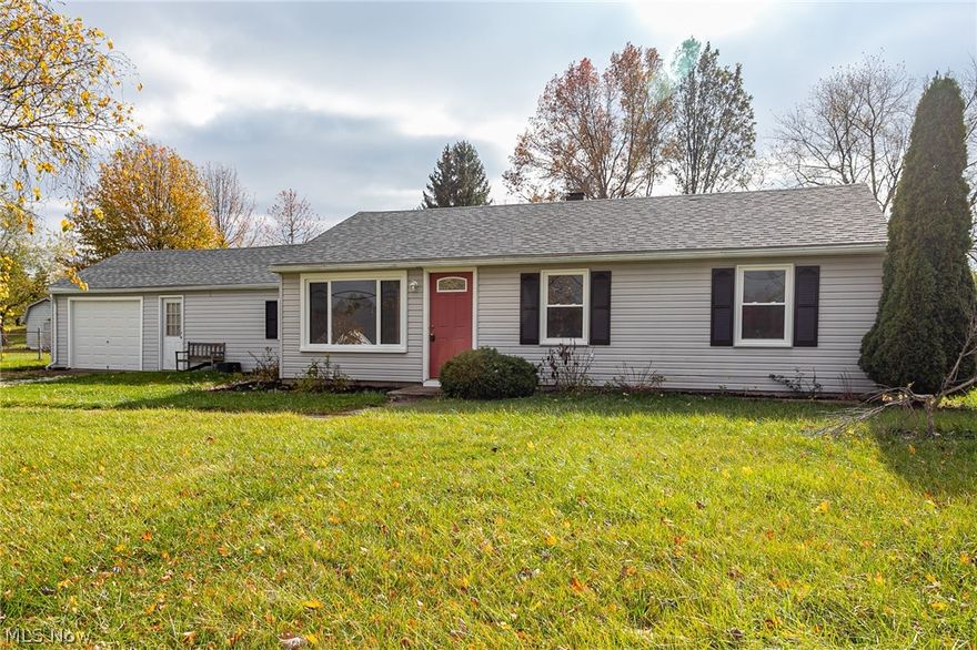 Updated ranch on a large half acre lot! The home boasts 3 bedrooms and 1 bath, a spacious family room, and eat in kitchen. Updates include: new roof, windows, sliding glass door, paint and flooring throughout, appliances, and granite counter tops. Conveniently located to I480, I80 (Ohio Turnpike), and all shopping and dining in Streetsboro, Kent, and Aurora. Call today for a private showing!