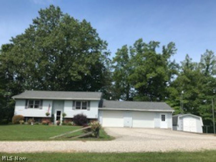 Beautiful home sitting on a 1/2 acre lot. Very peaceful setting. 3beds, bath, and 1/2 updated. Nice deck overlooking woods. 2 car attached heated garage, storage building. Won’t last long!