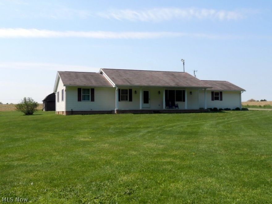 Country living in Chippewa School District.  This three bedroom 2 1/2 bath ranch has a two car attached garage with 220 electric, hot and cold water, and floor drain.  There is a 24x30 detached garage that is insulated, has electric, and a workbench plus storage cabinets.  Also on the property is a 10x14 tool shed.  Plenty of storage inside and out all in a beautiful setting.