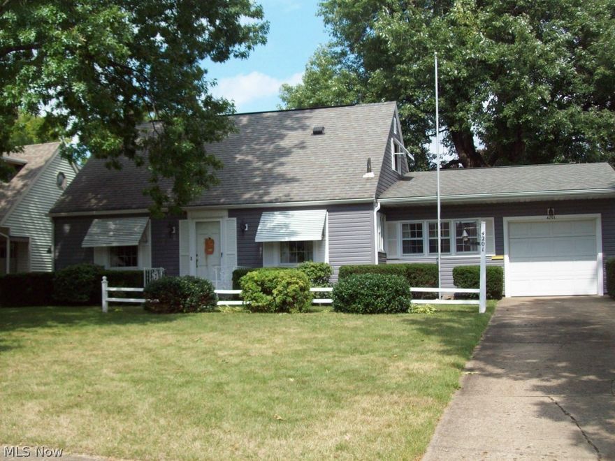 This one owner home is neat/clean and needs some updating. Roof, windows, siding replaced. Original furnace and electrical. Roof and furnace inspected in 2014. Dining room could be converted back to a 3rd bedroom. Hardwood floors under carpet in Living room, Dining room and Master Bedroom. Bathroom has been updated. Lots of storage plus a storage shed in the rear. First floor family room. Attached garage. Great Opportunity priced to sell!!