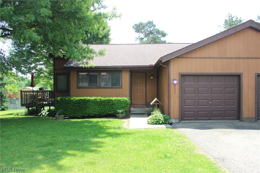 As you enter through the front door you are welcomed by an enormous vaulted family room. The family room also offers built in shelves and cabinets which offers that extra storage that everyone loves. There are two bedrooms on the main level, and the master bedroom offers an oversized closet and is also attached to the bathroom. The kitchen is also right off of the family room. This home offers a 1 car garage and a full basement that could be finished to offer more living space. Make an appointment today to see this wonderful home.