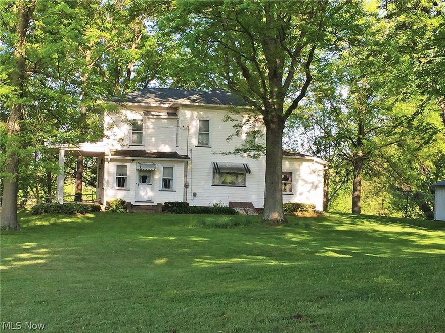 Absolute Auction, all sells to highest bidders on location Wed July 13, 2016 @ 5:30 PM, Real Estate Will Sell at 6:00 PM. Real Estate comprises 85 +/- acres & will be offered in 5 parcels then together, selling whichever way brings the most. All acreages are subject to actual survey. Parcel #1 offers 6.1 acres of land w/ beautiful stately trees & includes a century home featuring 4BR, 2BA rooms, living room, family room, eat-in kitchen, back patio, front porch, full basement, breaker electric, free gas, roof w/ dimensional shingles, vinyl siding & well water.  Lot includes bank barn, equipment shed, detached garage & out buildings. Home is in need of sprucing up & repair. Parcel #2 is located next to parcel 1 & is approx 24.2 acres & is mostly tillable level ground. Parcel #3 offers 680 feet of road frontage & is 21.4 acres of tillable & wooded land; would make a nice home site or mini farm. Parcel #4 has 782 feet of road frontage & is 20 acres of tillable & wooded land: would make a n