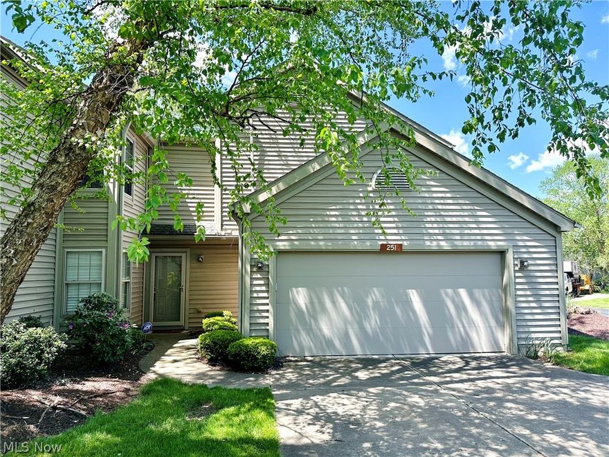 If you think moving into a condo means sacrificing space, style, storage and privacy, this Spring Run unit will make you think again! Tucked away in a highly-desirable Howland community, this 2 bedroom, 2 bath single story unit is located just minutes from shopping, dining, recreation and major highways. As you step inside, you're greeted by an inviting open-concept layout that seamlessly merges the living and dining rooms. A stone gas fireplace and slider to the covered patio make the living room a perfect place to relax and unwind, while the dining area is spacious enough for a large table. The adjacent kitchen offers convenient bar seating for informal meals, ample cabinet space and all appliances. The primary bedroom boasts a vaulted ceiling, walk-in closet and a sundrenched ensuite bath with a walk-in shower. A second bedroom with walk-in closet and a 3-piece bath ensure comfort and convenience for guests and loved ones. Additional highlights include a laundry room with washer and dryer, two-car attached garage, nice-sized driveway for extra parking and use of the community clubhouse and pool. Spring Run is a well-maintained development with mature trees, manicured grounds and a very friendly atmosphere. Schedule a private tour today and discover all the advantages of condo life.