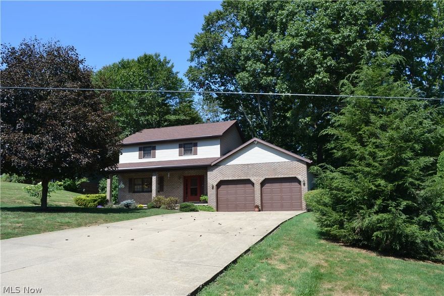 Gorgeous and Super Clean 2 Story home in the heart of Triway School District!  The property features beautiful Cherry Cabinets in the kitchen with stunning crown molding in the dining and living room. Hardwood floors throughout the kitchen, dining room and hallway on the first floor.  The spacious Master Bedroom features a walk in closet and full bath.  Updates include New Roof in 2009 and Enclosed Deck in 2003.  The Enclosed Deck overlooks a stunning ravine ripe with large mature trees.  The basement offers a large open area that can be easily finished to suit the new owners needs.  Part of the basement includes roughed in plumbing for an additional bathroom.  The entire house has a lot of storage opportunities as well.  Don't miss this opportunity!