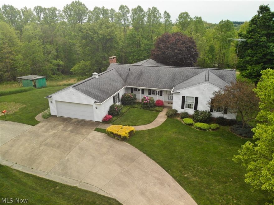 Auction Date June 24 @ 4 PM.     Ranch home in an exceptional setting located within minutes of Millersburg. The home, built in 1978, offers on the main floor 3 bedroom, 2 full baths, half bath, 1st floor laundry, kitchen, dining area, living room and family room. The walkout lower level is unfinished except for the full bath. Along with the 2-car attached garage there is a front porch and a deck at the back that overlooks the field and woods. The house has vinyl siding, asphalt roof and is serviced with water well, septic, central air, propane and electric furnace. Outbuildings include a 30’x24’ bank barn and a storage shed. The land is gently rolling with an orchard with fruit trees and grape vines, open field, woods and a spring. Real Estate sells at 6 PM. Real Estate Terms: 10% nonrefundable down payment day of sale with the balance due at closing. No financing or other contingencies, property sells “AS IS” and absolute to the highest bidder. Any required inspections must be comple