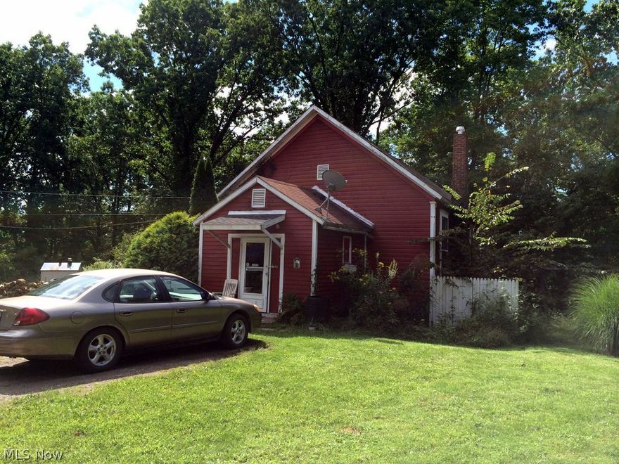 This home used to be a church. It is all open inside. Many possibilities for its use. Could be a hunters retreat or a weekend getaway/ It is heated with an outside woodburner. This property may be a historical landmark. There are two parcels consisting of .73 acres total. All mineral rights owned by seller to transfer. Seller says to make offer.