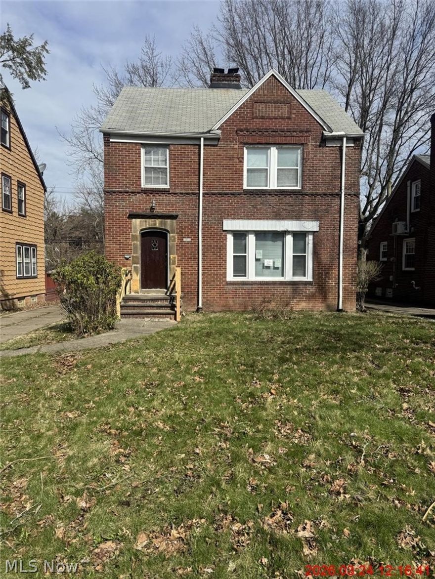 Updated Three Bedroom Brick Colonial!  Hardwood flooring, coved ceilings and spacious rooms. Eat-In Kitchen with all new cabinetry, granite countertops, and tiled backsplash. Three nicely sized Bedrooms, the Primary Bedroom with lots of closets. All Bedrooms have hardwood flooring.  The 3rd floor has three finished areas with lots of possibilities for use. The Lower-Level has a Rec Room with LTV flooring, and a fireplace. Two car garage! Deck off the rear of the home! Don't miss out on this one!