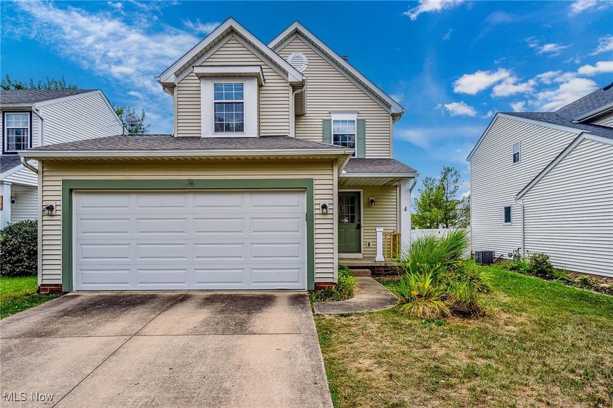 Here is a wonderful opportunity to live inside the sought-after Coventry Crossings that even has a park to enjoy!  You walk in the entrance to a bright and neutral space. It's been freshly painted throughout the entire home and any decor will compliment this space. You have two open-concept rooms on the first level. First with the living room and dining room and then the family room and kitchen. If you like an open concept you will love this home. Upstairs there are three bedrooms and two full baths. The laundry is in a closet on the second level! The carpet was just replaced in this home. The master bedroom is spacious with a brand-new updated stunning bathroom!!! The basement is finished with a bar to entertain! This home is a must-see!