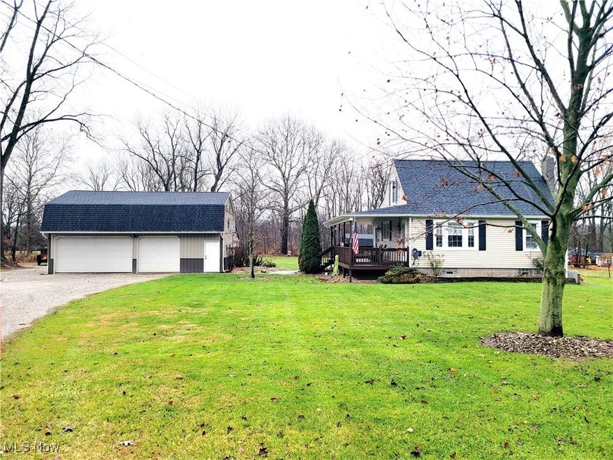 Amazing OPPORTUNITY*Completely UPDATED* Move right in and Relax*Perfect Home-Perfect Lifestyle*Decorated like a PRO in neutral colors will match any decor* This takes the meaning of "Cave" to a whole new level- 828 sq Foot Outbuilding/Garage with FULL second floor makes this the Perfect place for Pool Table, Gaming, Crafts or just hanging out* 1st level with Work area and separate area for Office space and the upper level has rich HARDWOOD FLOORS*Your New home has been Completely UPGRADED: Freshly painted, New Carpeting, Newer Vinyl Windows throughout, LOW Maintenance Luxury Vinyl Flooring, Upgraded Bathroom, Freshly stained 300 sq. ft Deck, Installed Gas Line to Dryer*OUTSIDE: Updated the landscaping to Beautiful River Rock, Extended the Driveway leaving room for Guests, RV, 4 wheelers and More*ROOFS - Replaced the Roof on the house and Shed in 2025 and the Garage/Barn in 2023 with Lifetime Warranty* Perfect Home for indoor and outdoor entertaining*FULL basement can add 600 sq ft to your living space*Fantastic LOCATION* Close to major Highway and the Amazing Medina Sq full of Restaurant, shopping, Events & entertainment* Close to medical services and award winning Parks with walking, biking and water sports*Excellent "A" rated School System* Don't miss this opportunity to own your own piece of Paradise*