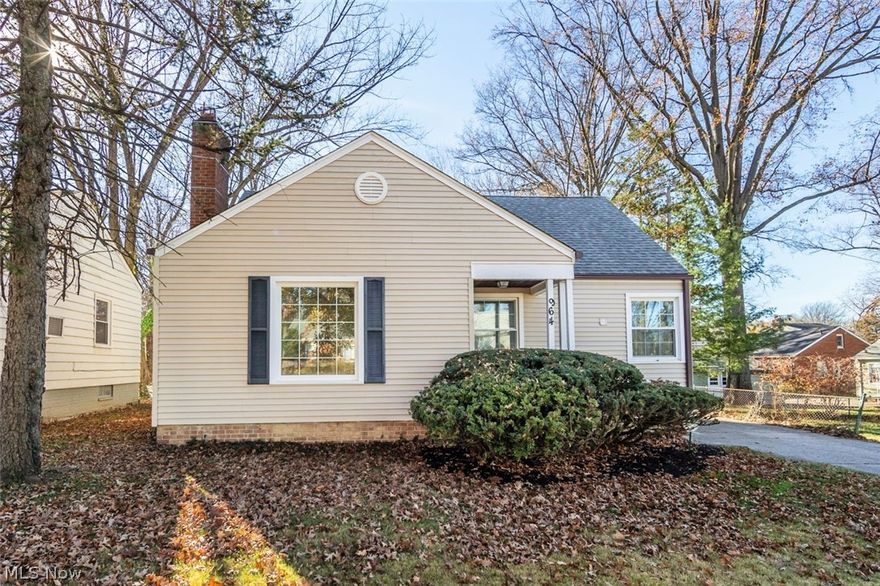 Welcome home to this bright, fresh, and airy Cape Cod in Cleveland Heights. Fully refreshed from top to bottom the new owners will enjoy refinished hardwood floors throughout, new paint throughout, a newly finished basement and so much more! The living space is large and open making it perfect for entertaining. The updated kitchen has new light LVT floors and contemporary cabinets offering plenty of storage. There are two spacious bedrooms and a full bath on the first floor and a third bedroom on the second floor. On the lower level, you will find a massive fully finished bonus area perfect for a workout room, playroom, home office, or family room. The utility portion of the basement has a laundry space with a wash sink and more space for storage. Outside there is a two-car garage and a sizeable private backyard with a patio. Newer roof and AC. Will transfer POS compliant. Just minutes from several parks, recreation, shopping, dining, entertainment, hospitals, and universities. The sel