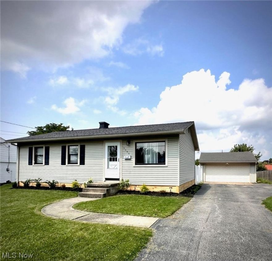 Newly renovated Ranch home. Fall in love with the brand new open kitchen, all new stainless steel appliances, and large island with Heava wood butcher block counters. All new vinyl LVT flooring, paint, trim, doors, outlets, and lighting throughout. Finished basement adds extra square footage to the home, with a large recreation room, extra 4th bedroom, and luxurious 2nd bathroom with corner spa shower. Brand new furnace installed August 23. New sliding glass door leads to your outdoor entertainment area with stone patio, and firepit.