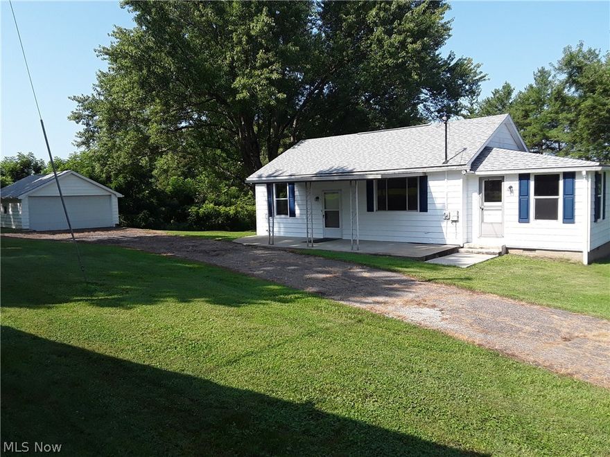 Move in ready, Nice 3 bedroom or 2 bedroom and office, new architectural shingles on house and garage and new carpet in 2018, new garage door in 2019 new thermopane windows accept for window above sink in kitchen and living room window in 2018, new shutters, new hot water tank in 2015, new furnace installed in 2005, home sitting on .834 M/L. East Muskingum Schools