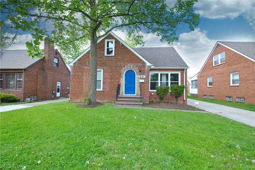 Stunning South Euclid brick cape cod waiting for you to move right in! When entering the front door, notice this spacious layout from the large living room, to the generous eat in kitchen. New carpet installed in living room and basement- Freshly painted throughout.  First floor offers two generous sized bedrooms with great closet space and an updated full bathroom. Enjoy your large kitchen for entertaining. The second floor offers a spacious master bedroom with en suite master bath, and loads of closet space including your desirable walk-in closet. The finished basement will make a beautiful living space or rec area! Enjoy your fully fenced yard! Schedule your showing today!