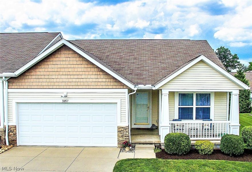** Beautiful Low Maintenance One Owner Ranch W/2 Bdrms, 2 FULL Bathrooms, A Huge FULL Basement, 2 Car Attached Garage, Deck, Front Covered Porch & Walkway In Brittany Commons Of Lakemore Twnshp! *Rare - One Of The Only Condos For Sale Providing A Full Basement! *Vaulted Ceiling Great Room, Foyer And Master Bdrm! * Vinyl, Shaker Style Siding W/Stone Accents For Great Curb Appeal *Dedicated 1st Floor Laundry Room W/Storage Closet & In Room Shelving. Washer & Dryer Stay * Walk In To A Foyer And View Of The 13'5" Vaulted Ceiling Great Room W/Gas Fireplace! The Great Room Provides Great Space So It Can Be Divided Into An Office/Extra Dining If Wanted For Family Gatherings! *The 22 Ft. Long Eat In Kitchen Has Sliders To The Back Deck And Is Semi-Open To The Great Room *Fully Applianced With Refrigerator, Gas Stove, Dishwasher, And Microwave, Flourescent Lighting And Great Cabinet/Countertops! *Master Bdrm W/Ensuite Master Bath And A Walk In Closet!! *The 2nd Bdrm Has An Adjacent Full Bathroo