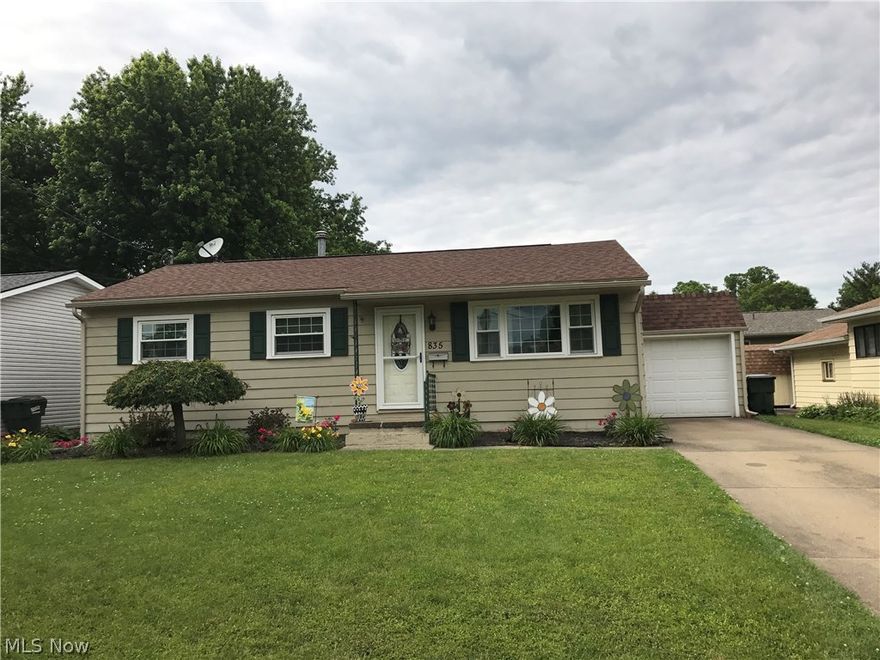 Welcome home to this well maintained 3 bedroom ranch home located in Dover, Ohio! This home is move in ready and is just waiting for you to call it home. The bright and airy living room leads into the fully equipped eat in kitchen with updated cabinetry and granite counter tops. Enjoy the summer nights on your covered patio while you sit back and relax. The work is done so pack your bags! Call for your private showing before it's too late!