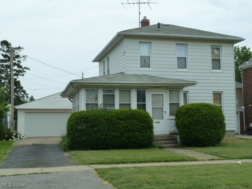 Great location for your summertime recreation!  Located in Historic Downtown Vermilion within walking distance of your favorite shops, activities and the Lake.  Spacious colonial with detached over-sized 2 car garage, and nice fenced-in back yard.  Enclosed front porch, and large sun room off the formal dining room in the back.  This home is just waiting for a new family and your own personal touch!  View and buy today!