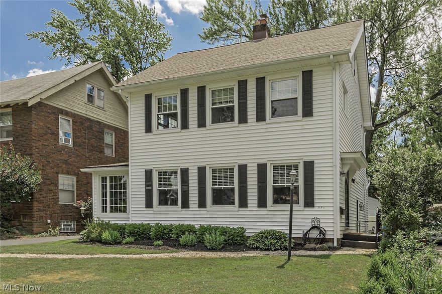 A little bit of new and old world charm awaits you as you enter this gorgous 4bd colonial! Beautiful hardwood floors throughout entire home. Spacious formal living room w/ gas fireplace that also has access to private study w/ french door access. Open dining room/family room area that has access to back patio and half bath down back hall. A chef's dream kitchen that has been updated w/ granite, tile backsplash, custom white cabinets and upgraded appliances. Recess lighting and natrual woodwork throughout the home as well. Second floor hosts master bedroom and the 2 other spare bedrooms that share main hall bath that has been tastefully updated w/ heated towel rack, subway tile, granite tile floor all leading out to outdoor porch. Bonus third floor bedroom has loft area & loads of storage while being cooled by its own AC unit. Finished lower level rec room has another amazing full bath w/ jetted tub, bamboo flooring, wet bar w/ granite counters, 2 rec areas and laundry. To top it all of