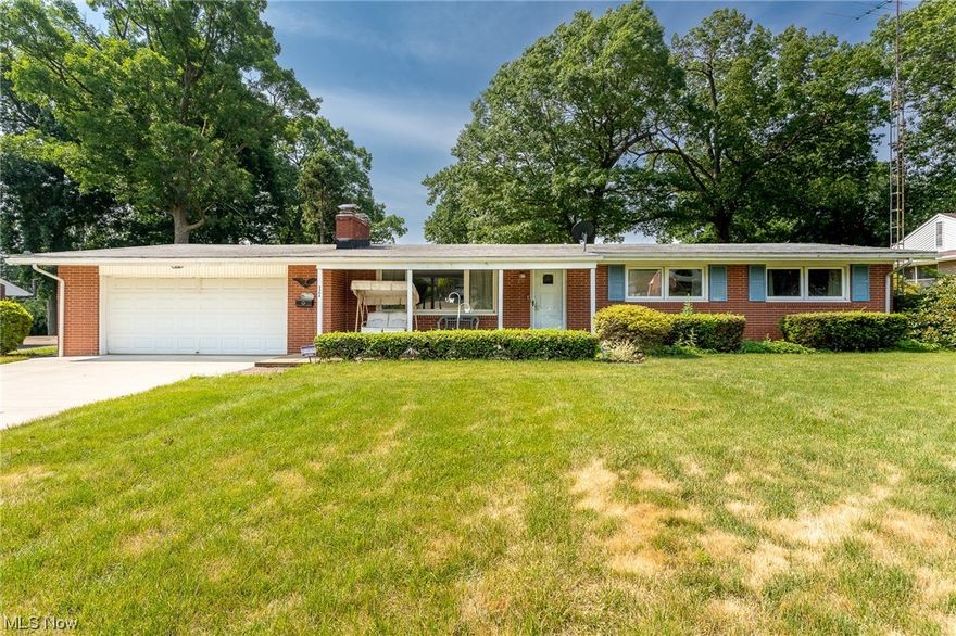 Fabulous location in Shrine Village, Plain Township and Plain Local Schools. Wonderful brick ranch. Approx 1432 sq ft above grade and 300+/- sq ft rec space. 3 bedrooms and 2.5 baths. 2 fireplaces. Lovely deck. Flat driveway and yard. Convenient to everything. Ready for your personal touches to make this your dream home. Being sold as is.