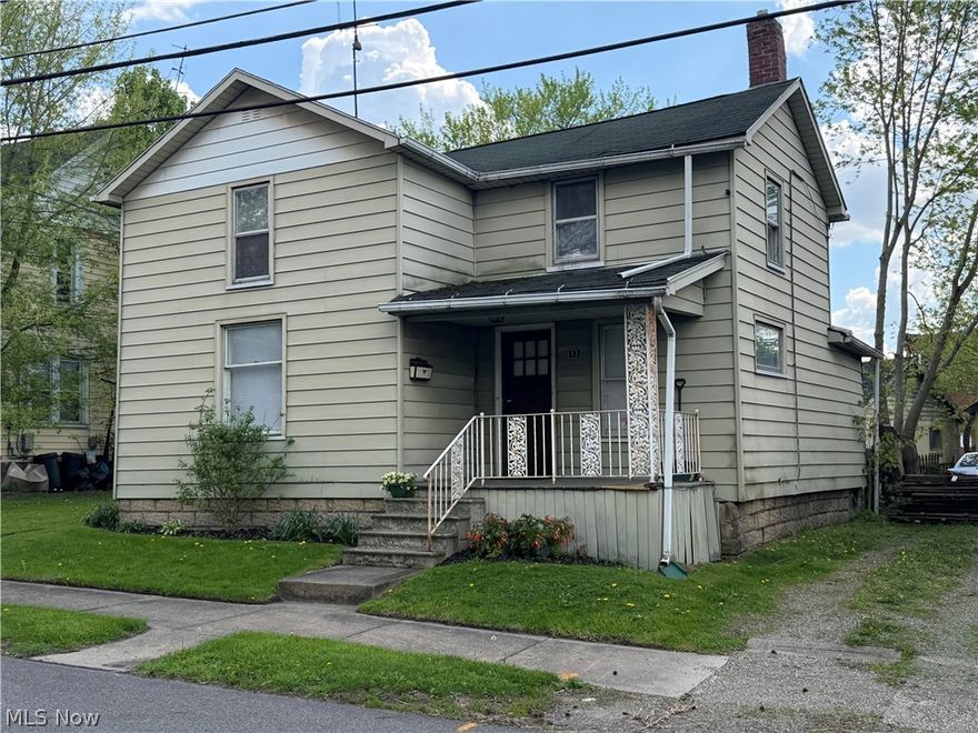 This 1400 square foot plus house offers a living room, dining room, eat-in-kitchen, office space, family room and bathroom on the 1st floor. Located on the 2nd floor are the 3 bedrooms. All rooms have either newly installed carpet or LVT flooring.  The house also has a full basement which is where you will find the laundry hook up. Relax outside on the front porch or out back on the concrete patio. There is a two car garage and driveway on the backside of the property. This property is located near downtown Niles, Ohio & is within walking distance to a grocery store, retail stores, restaurants, schools and church’s. Don’t miss out on the opportunity to own this property, schedule a showing today!!!