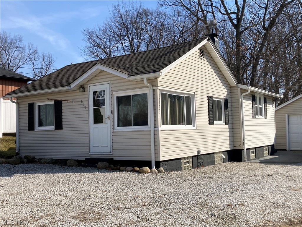 Welcome to 630 Roe Dr in the Portage Lakes. This lovely 3-bedroom ranch has access to the full chain of lakes via a dedicated boat slip (adjacent to the home). This home has a spacious front living room, 3 bedrooms, 1.5 baths, and a spacious, fully-applianced eat-in kitchen with plentiful food preparation and storage spaces. Enter through the rear of the home into a mudroom/entry space. From there go into the basement which has additional recreation space, a private home office, and a laundry service area. Outside is a one car garage (great for parking a small car or for additional storage), as well as a spacious, private driveway & parking area. If you've been waiting for your chance to own on the Portage Lakes this may be your opportunity. Contact your agent to schedule your showing today.
