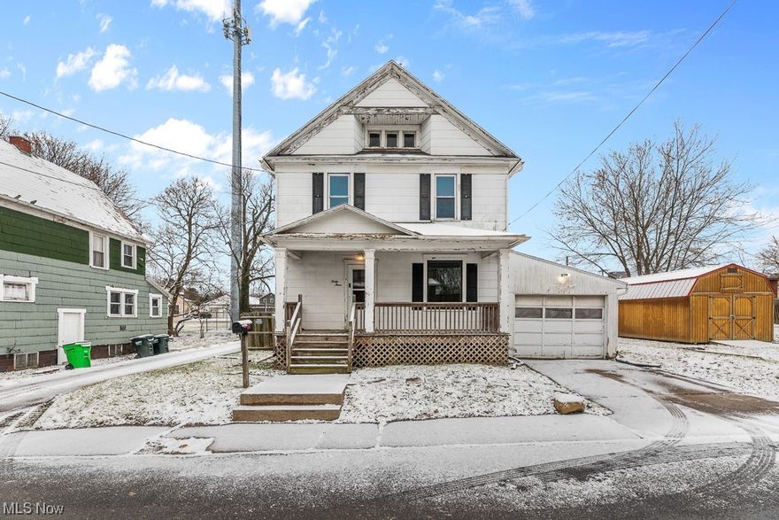 Cute little starter home or investment home. 3 bedroom, 1.5 bath home with 1 car attached garage and fenced-in yard on 2 parcels.