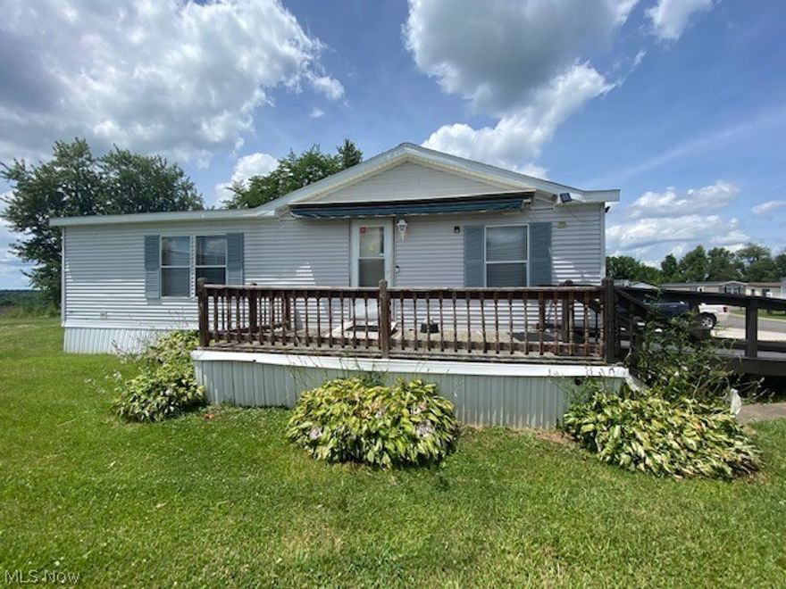 1997 Fairmont double wide in Colonial Heights Trailor Park. Home is handicap accessible. Wheelchair ramp on front of home was installed in 2015.  Interior doors were taken off to make easy access through with wheelchair. Master bath has been remodeled with wheelchair accessible shower and handrails. All new wood-look laminate throughout home except in bathrooms.  Sun setter blind on front of home. Newer flat top electric stove with air fryer oven. Electric hot water tank in 2015.  Newer stackable washer and dryer. Furnace motor was rebuilt in 2021 and central air is approx. 4 years old. Home has been inherited by agent and is being sold in as is condition. All potential buyers must be approved through the park before purchasing.  Trailor rent includes garbage pickup.