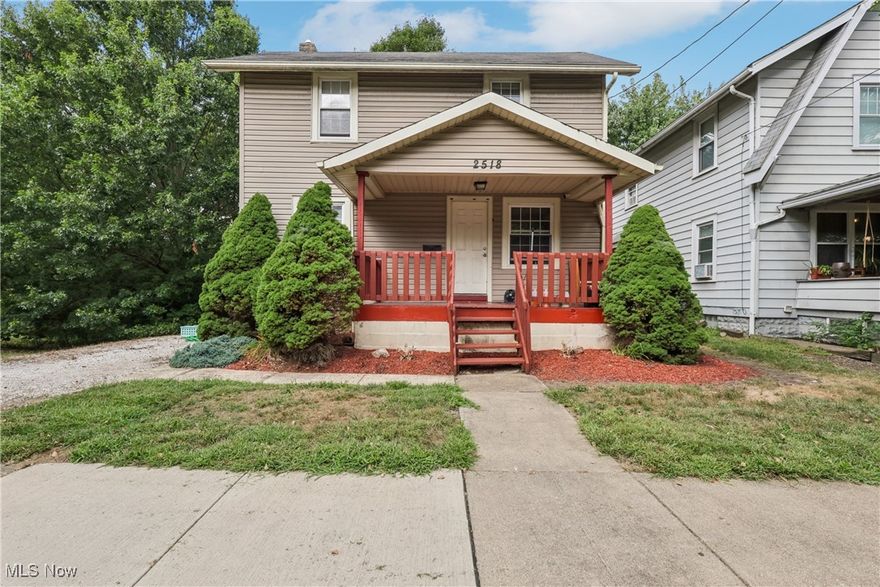 Investor opportunity—one of two homes available as part of a portfolio package. This 2-story property features 2 bedrooms, natural woodwork throughout, a full basement, living and dining rooms, and a welcoming front porch. Long-term tenant in place since 2018, with AMHA paying $896/month plus utilities. The tenant also maintains the lawn. Additional highlights include a storage shed and a new hot water tank (2023).