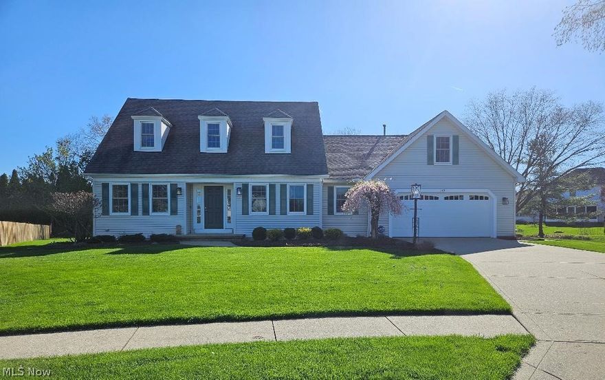Prepare to be wowed!  This home has it all!  This beautiful Cape Cod-style home is located on a quiet cul-de-sac in a neighborhood that has a path to a nearby city park. From the Foyer entry, you will note that you have both a formal Living Room as well as a  sunny Family Room with a gas fireplace.  The spacious eat-in Kitchen is outfitted with stainless steel appliances, has ample cupboard space, granite countertops and an island! For holidays & dinner parties, there is also a formal Dining Room. The 1st-floor offers the convenience & privacy of a Master Bedroom with a walk-in closet and tray ceiling. The ensuite features a luxurious soaking tub as well as a walk-in shower. Another convenience is the 1st-floor Laundry Room. Upstairs are three more bedrooms and the main bathroom.  But the real surprises await on the Lower Level of this home where you will find a finished Rec Room with built-in entertainment and storage area, a Home Office with built-in desk and storage, a Workshop (which could be repurposed as an exercise area, playroom, craft room, etc.) and still one more area which has an amazing amount of storage! Last but not least, check out the no-maintenance deck out back!  You'd better hurry, this home won't be around long! ALL HIGHEST AND BEST OFFERS TO BE SUBMITTED BY 5:00 P.M. WEDNESDAY, MAY 22, PLEASE!