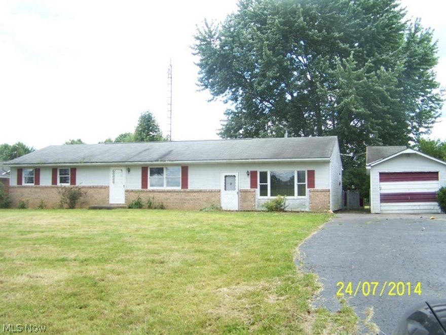 Country setting.  Large home is in need of some repair.  Condition of septic and well unknown.  As Is or rehab only.