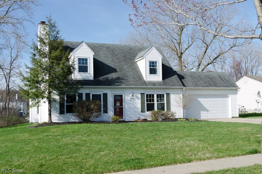 Turn key Twinsburg Cape Cod with abundance of improvements.  Backyard paradise with tons of privacy and play area.  New kitchen 2015 - remodel with cabinets, counter tops, and hardware.  Formal dining room opens into family room with gas fireplace.  Windows replaced throughout in 2015.  Furnace replaced in 2014.  Two full bathrooms recently upgraded with brand new ceramic tile, vanity tops, and refinished cabinets.  Tons of storage in shed and above garage.  Parks, playgrounds, and hiking trails nearby.  Excellent rated Twinsburg Schools with close access to major roadways, making commute to Akron/Cleveland less than 30 minutes.