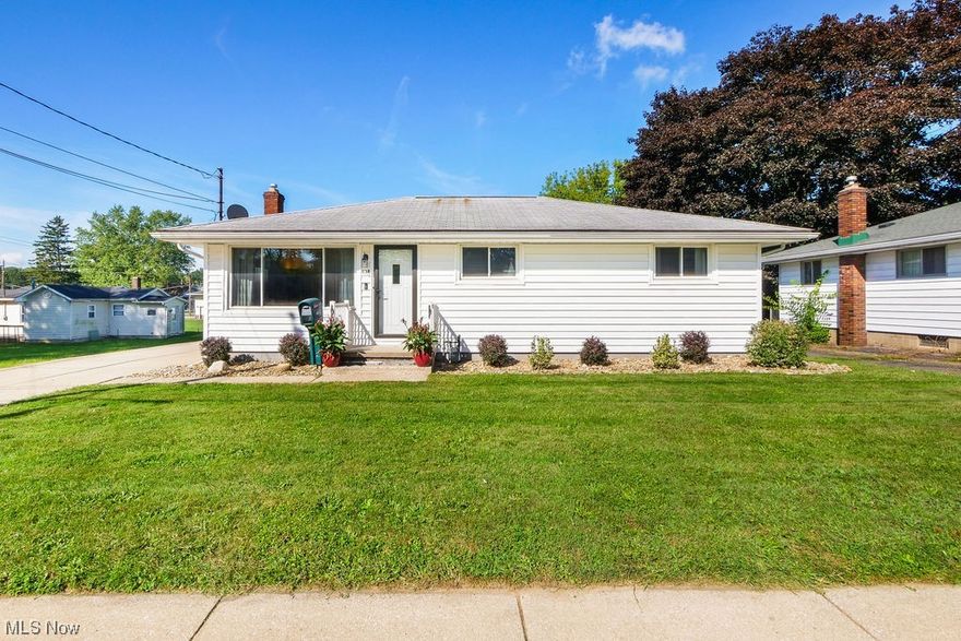 Welcome to this immaculate & updated 3 bedroom, 2 full bath ranch with fully fenced, flat backyard with garage! The seller has invested in quality upgrades including: fully remodeled bathroom (2023) with marble tile, luxury vanity and fixtures! Brand new plush carpet and premium padding throughout (2021 and 2022), New stove, microwave and refrigerator in 2021, dishwasher (2018), furnace (2015). The eat-in kitchen has been updated as well, including laminate floors. There's plenty of room in the clean, bright, and spacious basement for storage as well as a carpeted recreation room with TV mount. With so many updates in this well cared for home, all that's left to do is move in! Welcome home!