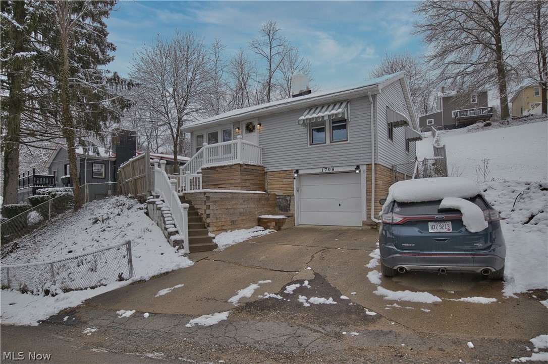 This two-bedroom home offers endless possibilities with the potential for a third bedroom. The updated kitchen is perfect for hosting family and friends. Step outside to the multilevel deck, the perfect spot for summer barbecues and gatherings. Enjoy the serene setting with a section of woods across the street that comes with the property. The current owners have made sure the house is move-in ready with updates such as a newly renovated bathroom, upgraded windows for energy efficiency, electrical updates done by a licensed electrician in 2016, and a new hot water tank. Last, but certainly not least, the brand new roof that was installed this past year. Don't miss out on the chance to make this house your forever home.