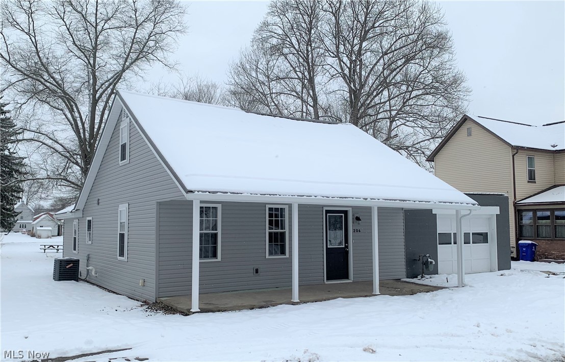 Totally remodeled 1 1/2 story home in the Indian Valley school district. This home shows just like new and has a great open concept floor plan. There are 2-3 bedrooms, 1 1/2 baths, a first floor laundry room and an attached 18x26 garage. The lot is 56x264 and goes all the way back to the alley. There is a brand new custom kitchen with soft close cabinetry. There is a first floor master bedroom and a full bath with double vanities. The basement is accessed through the garage and has a commode. This property has a new metal roof, new windows and siding, all new plumbing and electric, new flooring and paint throughout and a brand new kitchen and bath. Immediate possession!