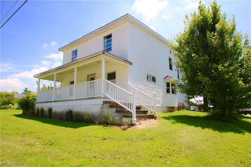 Don’t miss this potential INCOME PRODUCING PROPERTY on over 23 rolling acres adjacent to the Grand River!! If you have a love for horses, land and water views this one is for you! There is much potential here with boarding and even renting out the front home with enough space to build your dream home in the back of the property. The income potential may just pay the mortgage of your dream home! The 3 bedroom 2 full bath home on the property will take some renovating to bring it back to life but has great bones to work with and is ready for your vision. There is also a gas well on the property that fuels the current home with the rights that transfer to the next owner. Public water to the home and barn are on separate meters. The 38-stall horse barn with indoor arena is 110' x 200', possesses both front and rear bay entries. The barn also has an 18' x 36' additional tack/ observation room, enabling considerable equipment storage. Arena is 55' x 200’. No RITA Tax in the Township as just