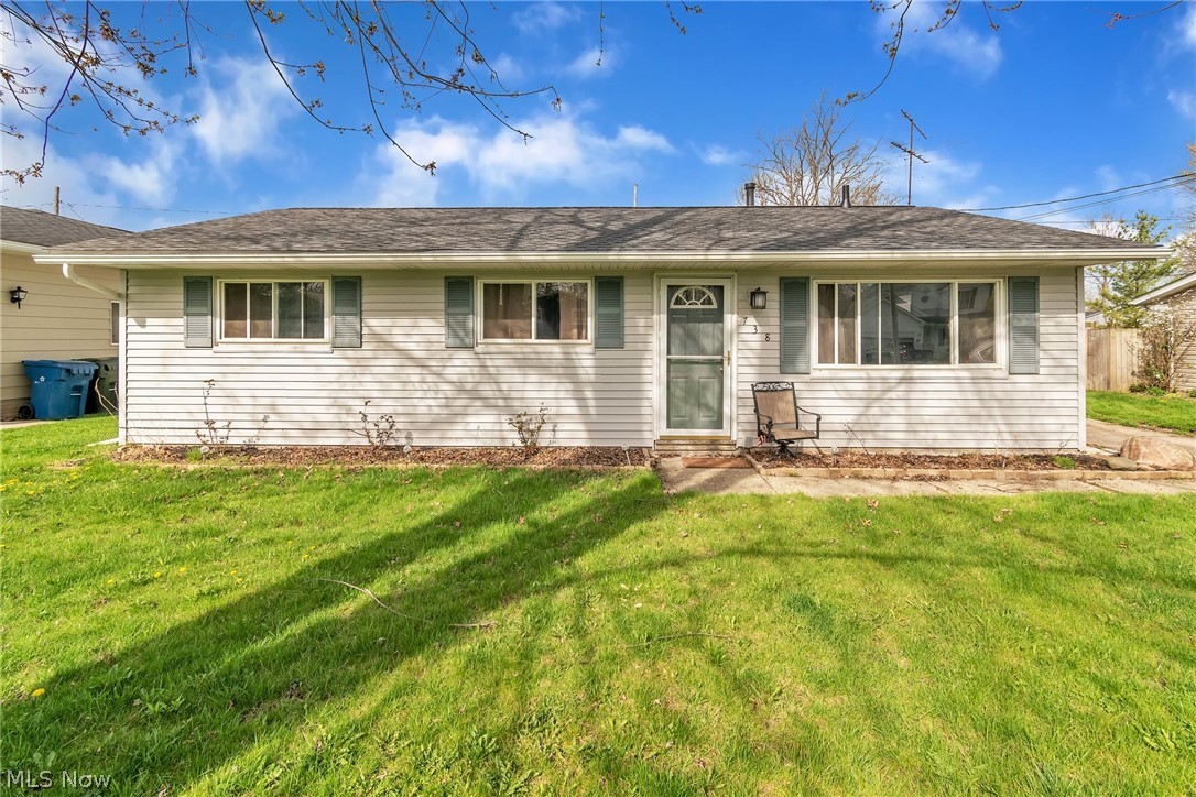 1,084 square foot Ranch in Sheffield Lake! 3 nice sized bedrooms, 1 full bath, large eat-in kitchen, newer flooring, concrete patio! Summer 2020 - new roof, gutters, & downspouts! More details are coming soon!