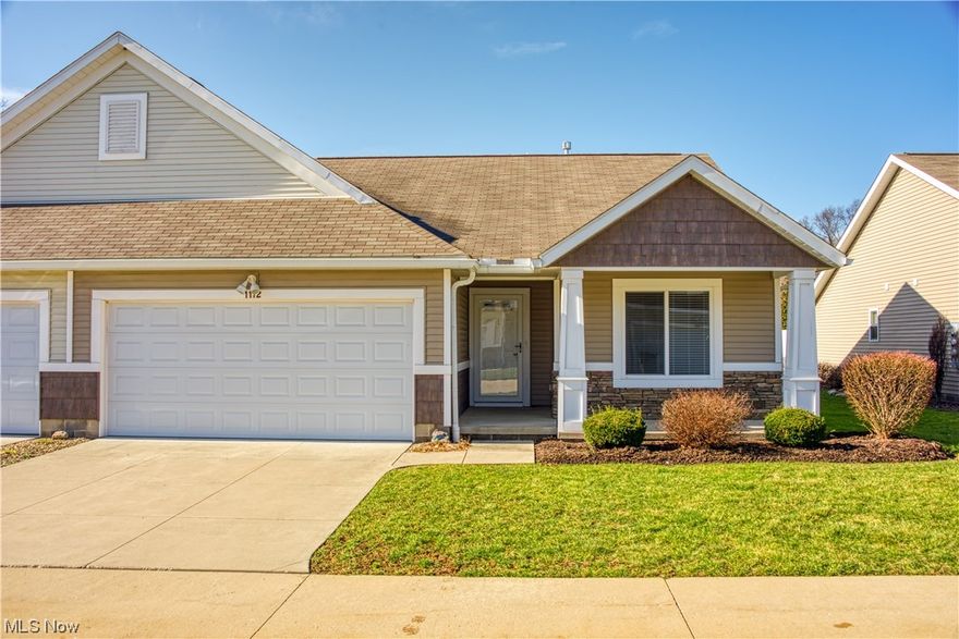 Ready to move into this Beautiful condo. First floor living.  Cathedral ceilings, large great room with a gas fireplace, open to the kitchen and eating area.  Sit in the sunroom and soak up the sun.  The garage enters into the home in the mudroom/laundry room, then directly to the kitchen. Covenant for groceries.  There is ceramic floors in the kitchen and baths.  Located close to shopping and resteraunts. Large master bedroom with master bath.