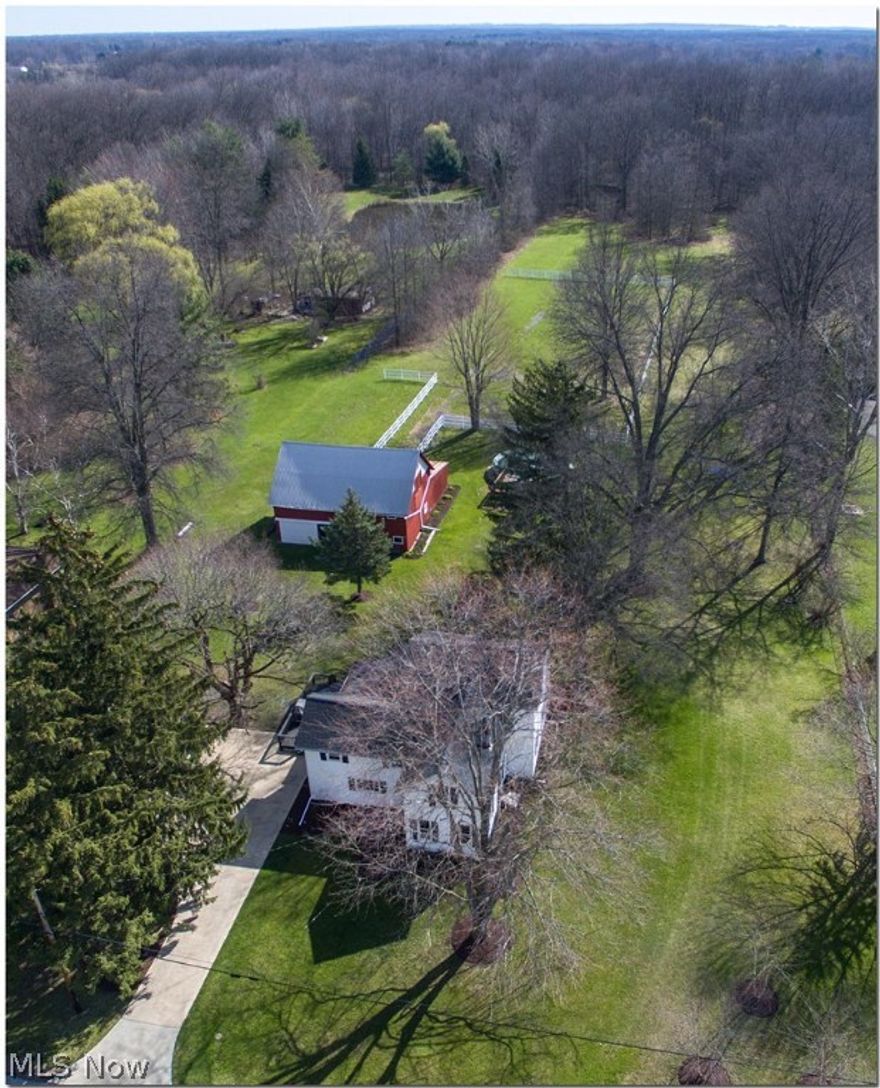 Beautiful century home on 8 acres is ready for it's new owners! Sellers have lovingly raised their family and are ready to pass on this unique property for you to enjoy. 4 bedrooms, 3 full baths. List of updates from past 5 years available in attachments; including gorgeous custom kitchen with granite, new doors, basement waterproofed, etc. Numerous updates completed during their ownership. Enjoy the massive yard with above ground pool. Barn has 2 stalls with room for more stalls, hayloft storage area. Sellers installed water to barn. Shooting range in back. So many possibilities... Horses? Gardening? Hiking? Hunting? 4 wheeling? Partially wooded with Plum Creek running thru back section. Enjoy the country living, yet so close to city conveniences! Check out the pictures!! Sellers are paying for a One Year Home Warranty for new buyers thru America's Preferred Home Warranty. Shown by appointment only to pre-approved buyers.