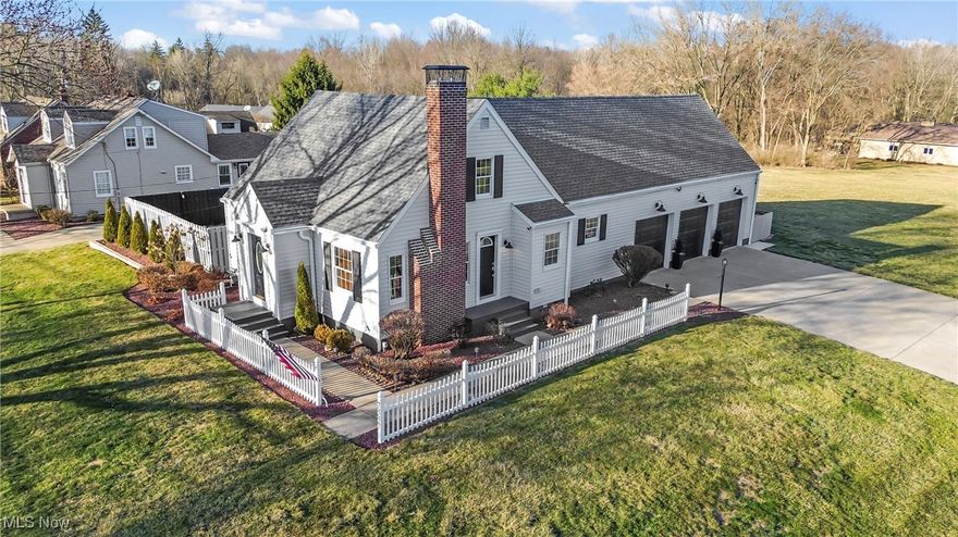 Immaculate Poland two story.  Originally built in 1940 and transformed in 1990, the main level of this home plays host to an updated eat in kitchen with granite, under counter lighting, newer stainless appliances and pantry; a formal dining room; a sprawling living room with gas fireplace; and a full bathroom.  Four bedrooms and a phenomenal remodeled full bath comprise the second level.  A full basement provides a rec room, laundry room, and ample storage.  Exterior features include a private rear yard with an inground heated swimming pool, covered deck and patio and a spacious oversized three car garage.  Updates abound this home including the pool liner, heater, pump and cover all within the past 3 years, as well as, a new hot water tank in 2024.  Two HVAC systems allow for dual zone climate control.  No stone has been left unturned in this house.  This home has been meticulously maintained and is truly move in ready.  Call Today!!