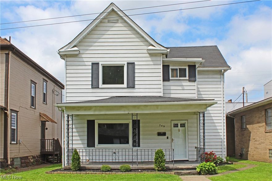 Need space? This large 2 story 3BR home is located right in the heart of Follansbee. A spacious living room and formal dining room leads to the kitchen with plenty of room to cook! Updated vinyl windows, furnace and A/C approx. 13 years old, detached garage and covered front porch make this a great opportunity at $88,000.