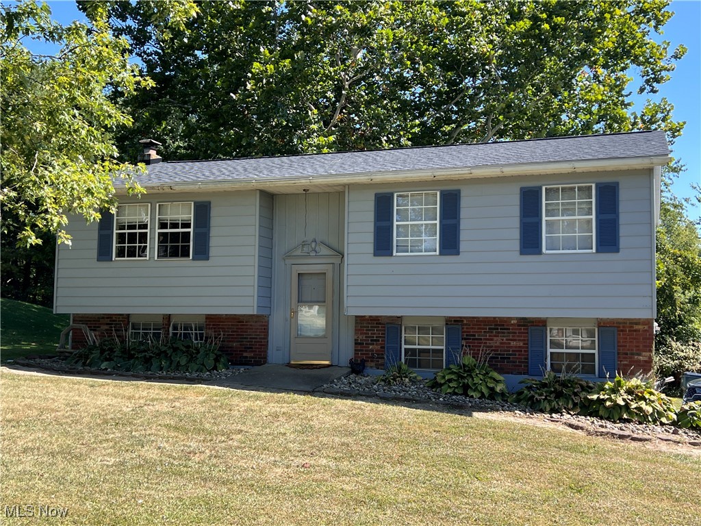 This beautiful 3 bed 2 bath split level home is waiting for you! New roof in 2023, new furnace, central air and water heater in 2022, and a new rear deck just added two weeks ago! Quiet area conveniently located between New Concord and Cambridge. This home also has a pellet stove for back up heat!