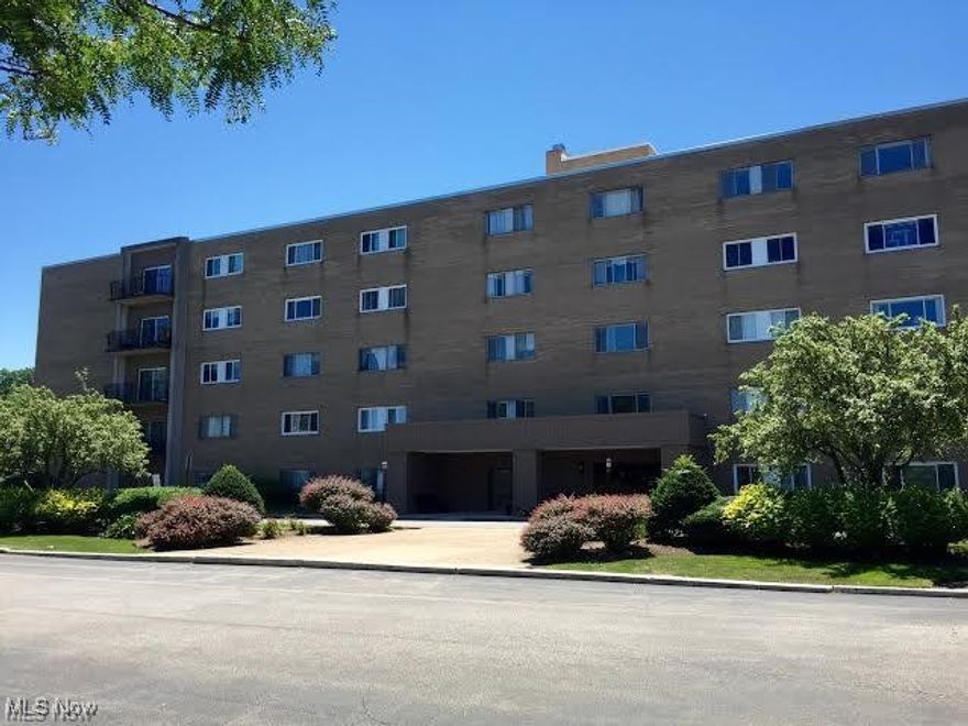 Bright and cheerful 1 Bedroom condo in The River Hill facing south on top floor with lovely, scenic views! Walk to lake, parks, shopping, and restaurants... plus easy access to public transportation! Newer windows, flooring, Bathroom and modern Kitchen with all appliances! Laundry on same floor, storage unit, and reserved parking in garage included. Private outdoor pool. A fabulous opportunity in the heart of Rocky River. Enjoy a convenient, walkable location in a sought after community, with exceptional senior center/services, and great recreational facility. Available March 1st!