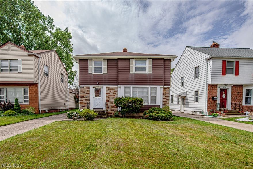 Come see this move in ready colonial in University Heights. The family room and dining room have beautiful hard wood floors. There is a bonus room on the first floor with a door leading to the backyard and patio area. The spacious kitchen has recently been updated and offers plenty of cabinetry. A half-bath rounds out the first floor. Upstairs, you'll find three bedrooms and one full bath. All of the bedrooms have hardwood floors, ceiling fans, and plenty of storage. The basement has a finished recreation room as well as a laundry room and utility sink. Plenty of room for storage. The house is violation free and ready for you to call it home!