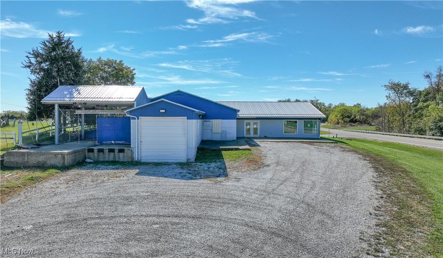 Take advantage of this outstanding leasing opportunity in Barnesville, Ohio. Situated on a high-traffic stretch of State Route 147, this versatile commercial building offers excellent visibility and accessibility for a variety of business uses. Sitting on 2.78 acres, the property features 5,152 square feet of interior space, designed with functionality and convenience in mind. The building includes large display windows along the roadside, ideal for showcasing products and drawing in customers. Inside, you'll find ample storage space, a dedicated loading dock, and a spacious open layout suitable for retail, warehouse, showroom, or service-based operations. To help an interested new tenant get started, the owner is offering a 3-month abatement period at a reduced rate of just $2,000/month. After first 3 months, the monthly lease rate will be $3,000. Additionally, the owner is willing to work with tenants on modifications to tailor the space to meet specific business needs. This property is also FOR SALE - See MLS #5197127.