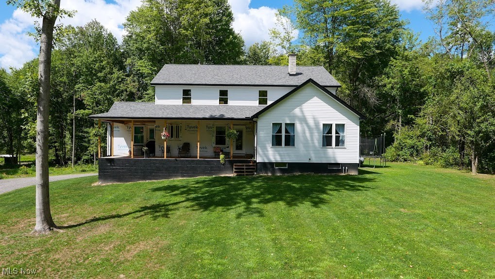 Here is your NEW HOME (2022) that is mostly finished on the first floor, but not finished on the second floor. The home is designed to be a 5 bedroom (could be more), and 2 full baths. (SEE THE COPY OF THE SECOND FLOOR PLANS). All of this on 9+ Acres wooded property in a nice country setting. The hard work has been done, so you are able to finish the rest to your satisfaction. There is no electric currently, however with the second floor unfinished would make it easier to install wiring etc. NO SUNDAY SHOWINGS. Make your move before it's gone! MORE PHOTOS COMING SOON.