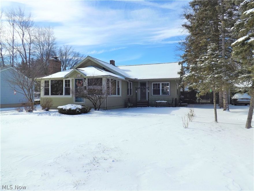 Unique Ranch style home in a country-like setting.  Over 2,000 square feet of finished living space.  Neat and clean, pride of ownership shows throughout.  This updated Berea home is ready for you to move right in. Freshly painted interior. New flooring throughout the living/dining/kitchen and hallways. All appliances stay, big kitchen eating area.  The abundance of windows allows the sun to shine brightly into the home.  Nice open layout on the first floor, finished lower level of living space. Two updated full baths, one on each level.   The patio doors off the kitchen lead out into the fenced backyard.  Nice deck and pergola.  2 car garage with a new door. Many options for the use of the spacious lower-level finished room.  Close to the Metroparks and highways.