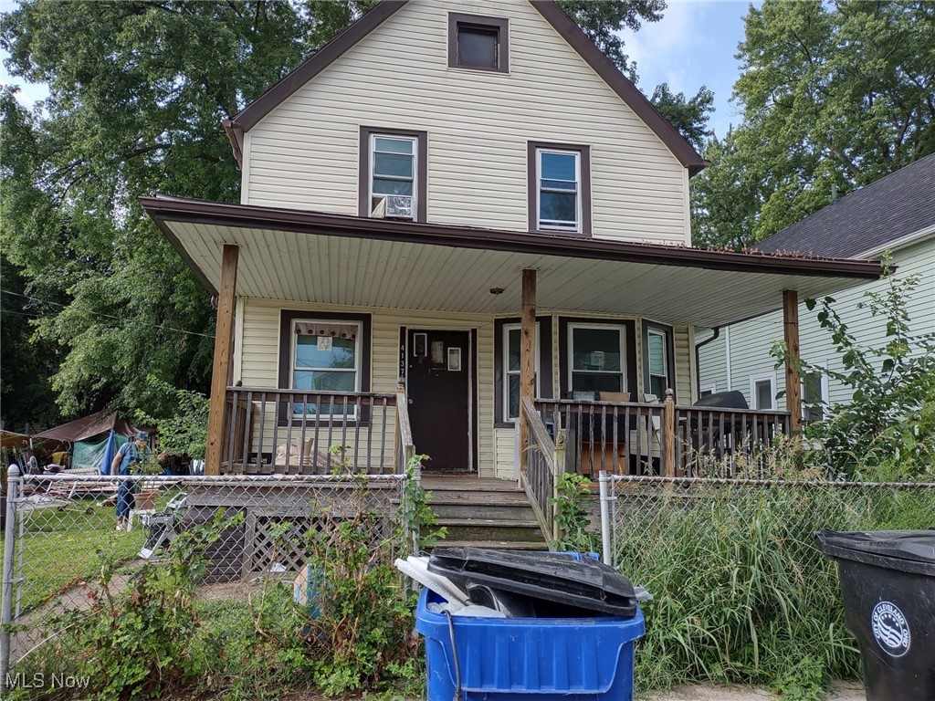 Welcome to 4137 Cyril Ave in Cleveland, Ohio. Built in 1920, this historic home offers a unique blend of character and functionality. This 3 level home includes 4 bedrooms and 1.5 bathrooms. the square footage totals 1,516 sq.ft. not including the basement. The home features a brand new roof, windows, and siding within the last 7 years!!Perfect for investors and first time homebuyers alike this home is ready for its new owners. Featuring a classic design with a cozy living room, a spacious kitchen, and a dining area perfect for family meals. The property also boasts a convenient location near schools, parks, shopping, and dining options. Don't miss your chance to own this lovely piece of Cleveland history! Do not disturb tenants.